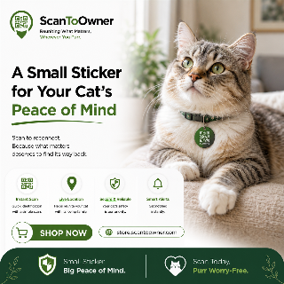 Featured ScanToOwner Pet QR Tag yt
