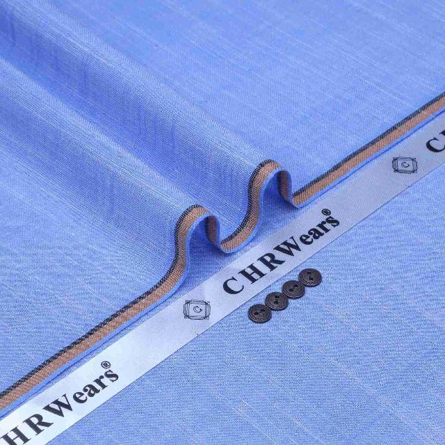 Designer Khaddi Khaddar by CHR Wears (Sky Blue)