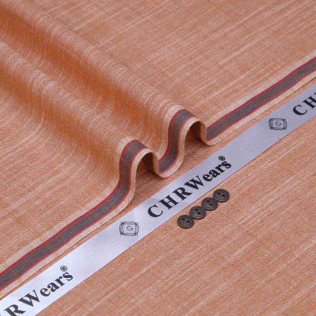 Designer Khaddi Khaddar by CHR Wears (Peachish Orange)
