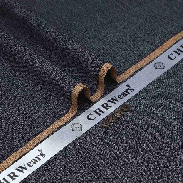 Designer Khaddi Khaddar by CHR Wears (Charcoal Grey)