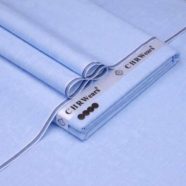 Premium Kamalia Khaddar by CHR Wears (Sky Blue)